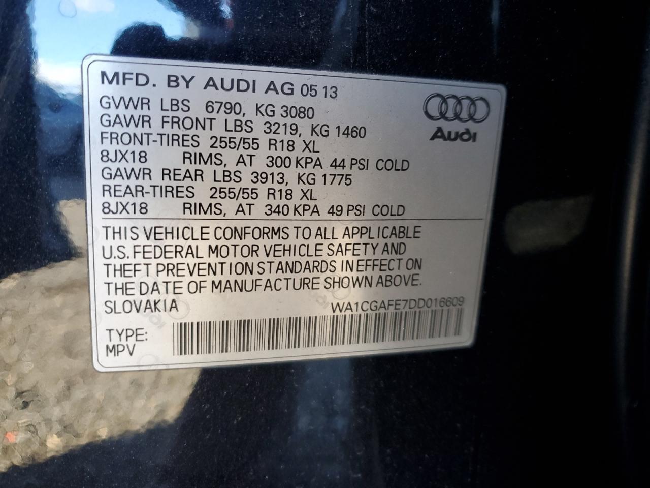 2013 AUDI Q7