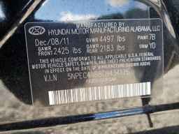 2012 HYUNDAI SONATA