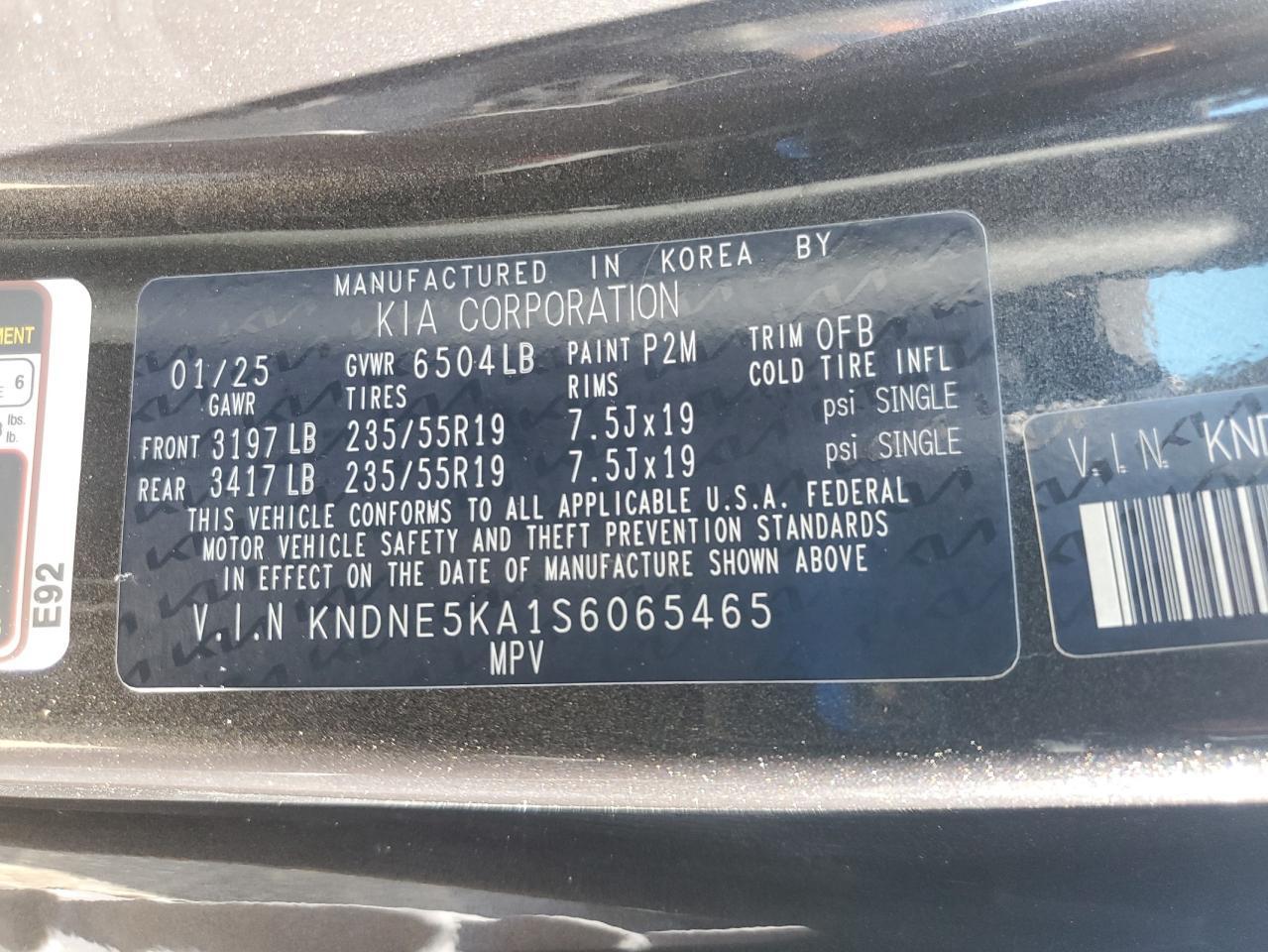 2025 KIA Carnival