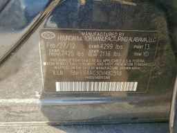 2012 HYUNDAI SONATA