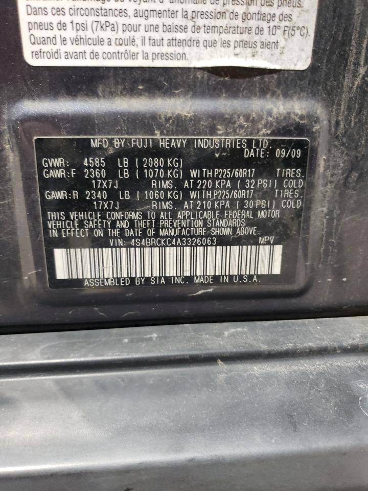 2010 SUBARU Outback