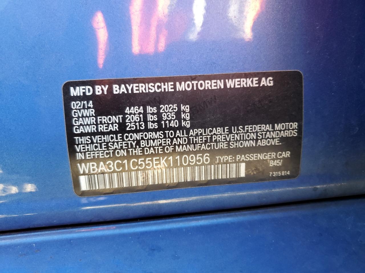 2014 BMW 3 SERIES