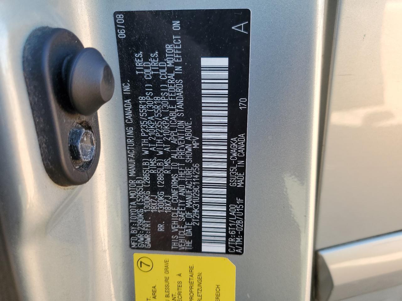 2009 LEXUS RX 350