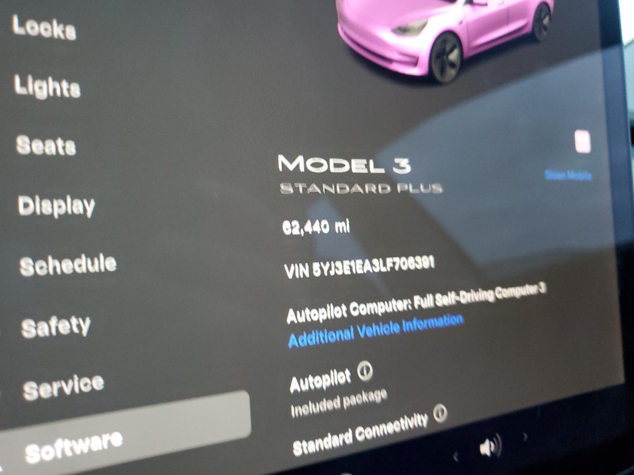 2020 TESLA MODEL 3
