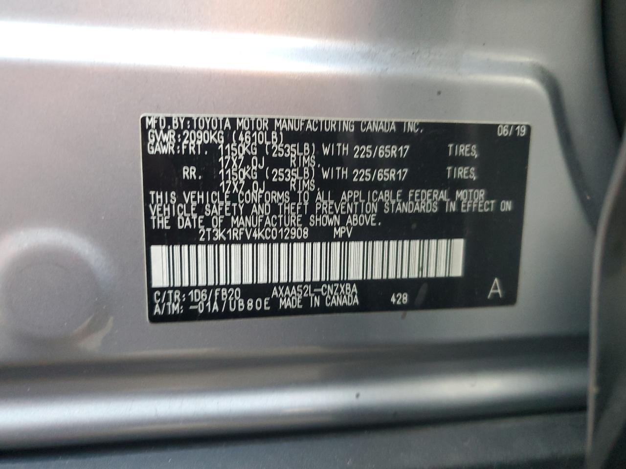 2019 TOYOTA RAV4