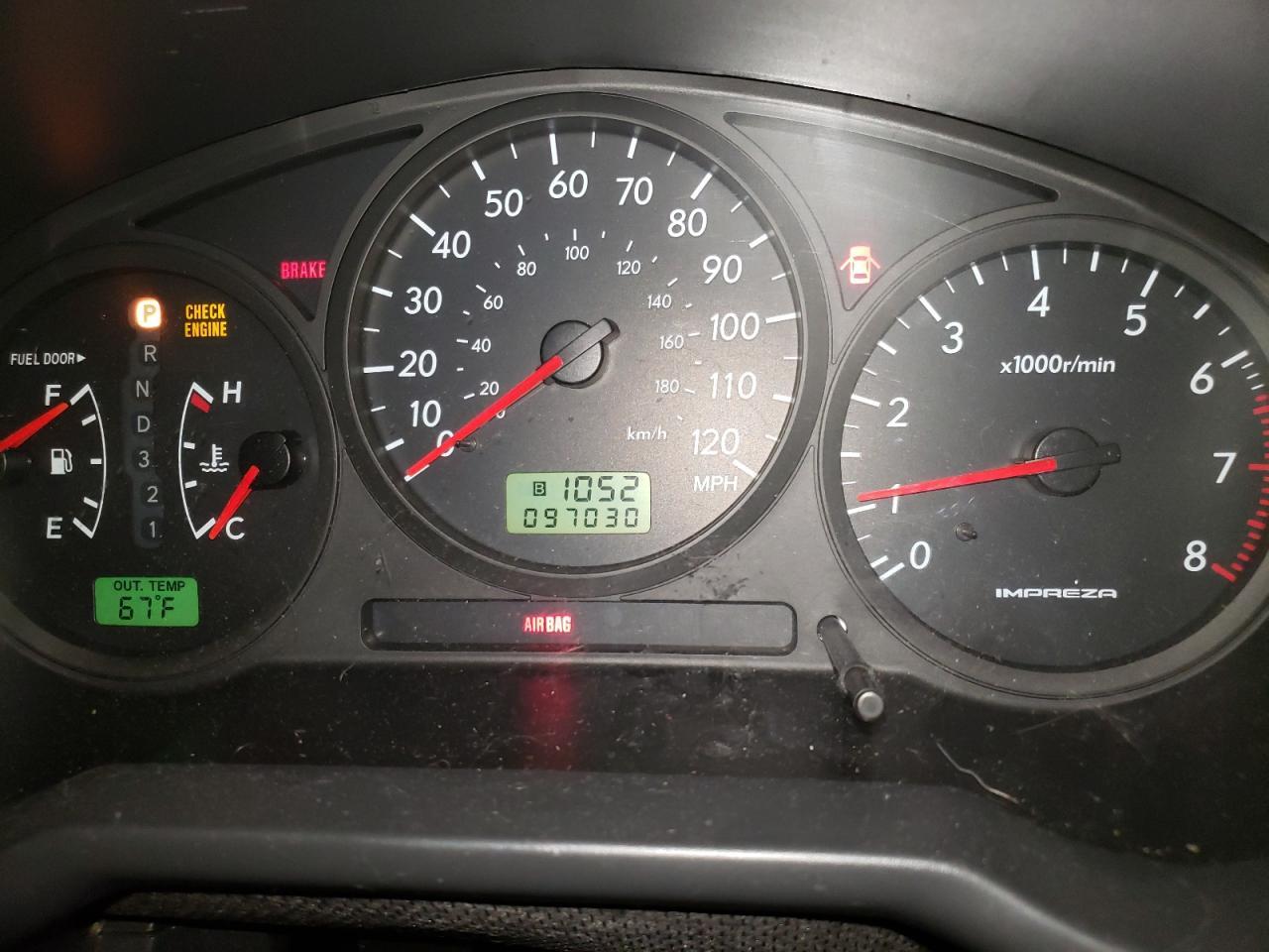 2007 SUBARU IMPREZA