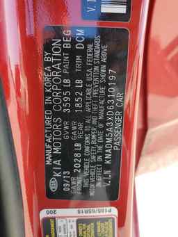 2013 KIA RIO
