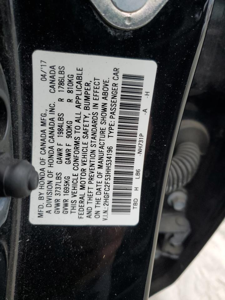 2017 HONDA CIVIC