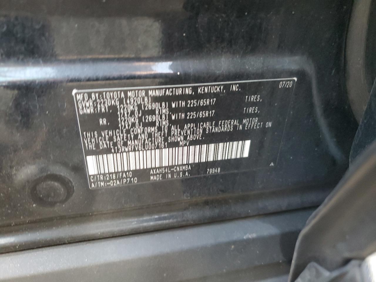 2020 TOYOTA RAV4