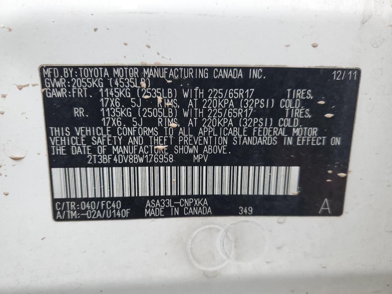 2011 TOYOTA RAV4