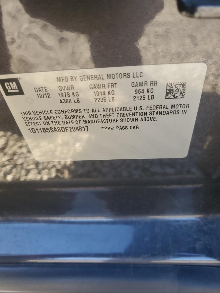 2013 CHEVROLET MALIBU