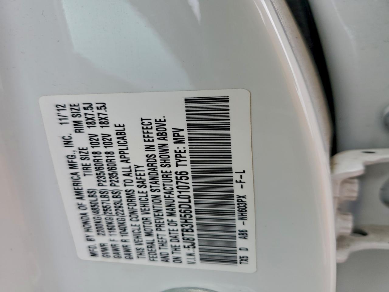 2013 ACURA RDX