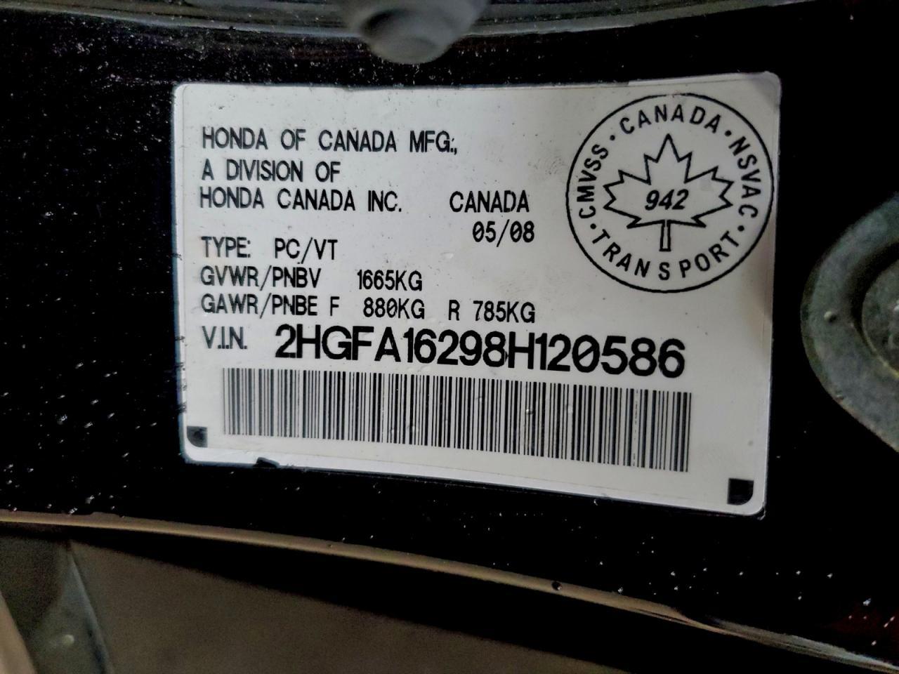2008 HONDA CIVIC
