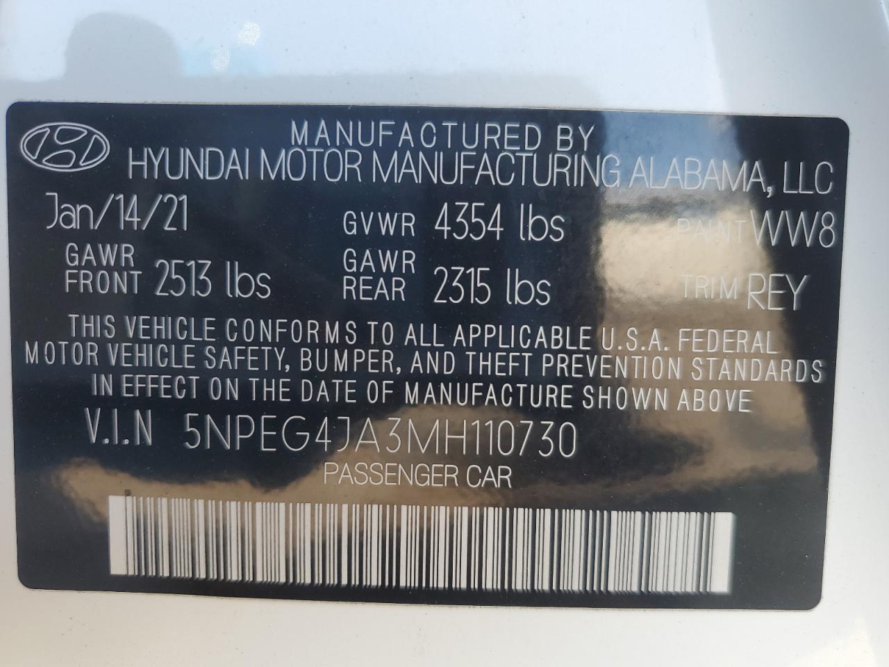 2021 HYUNDAI SONATA