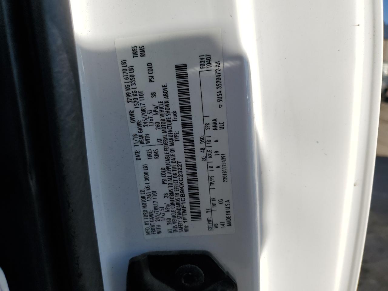 2019 FORD F-150