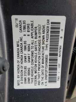 2018 HONDA CIVIC