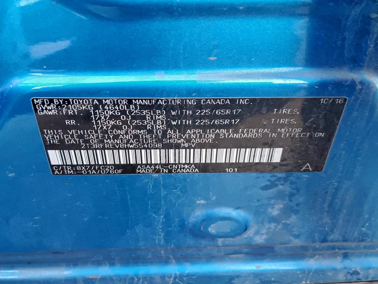2017 TOYOTA RAV4
