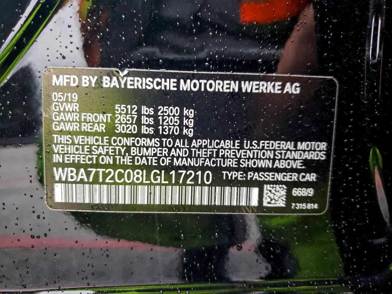 2020 BMW 7 series