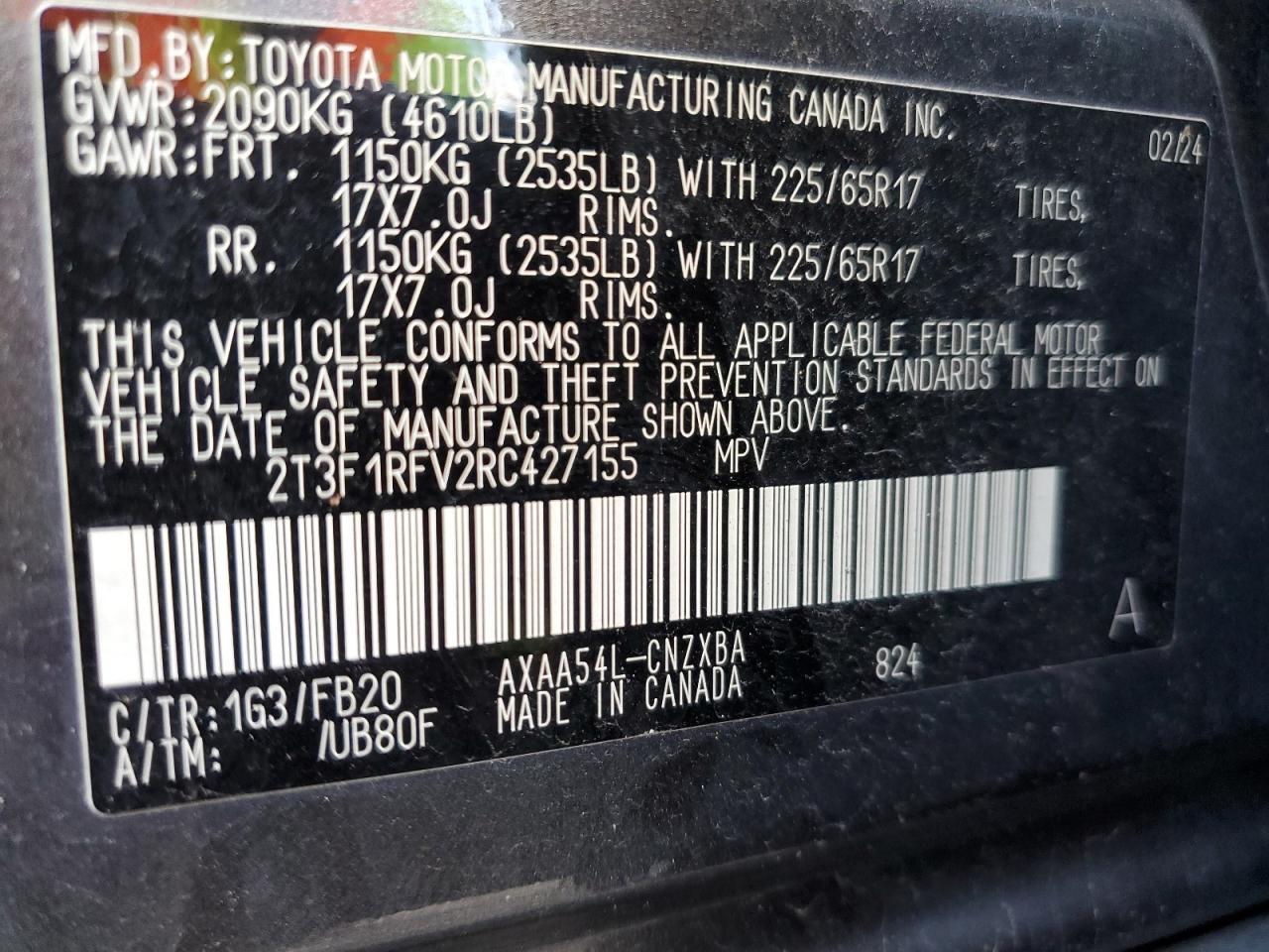 2024 TOYOTA RAV4