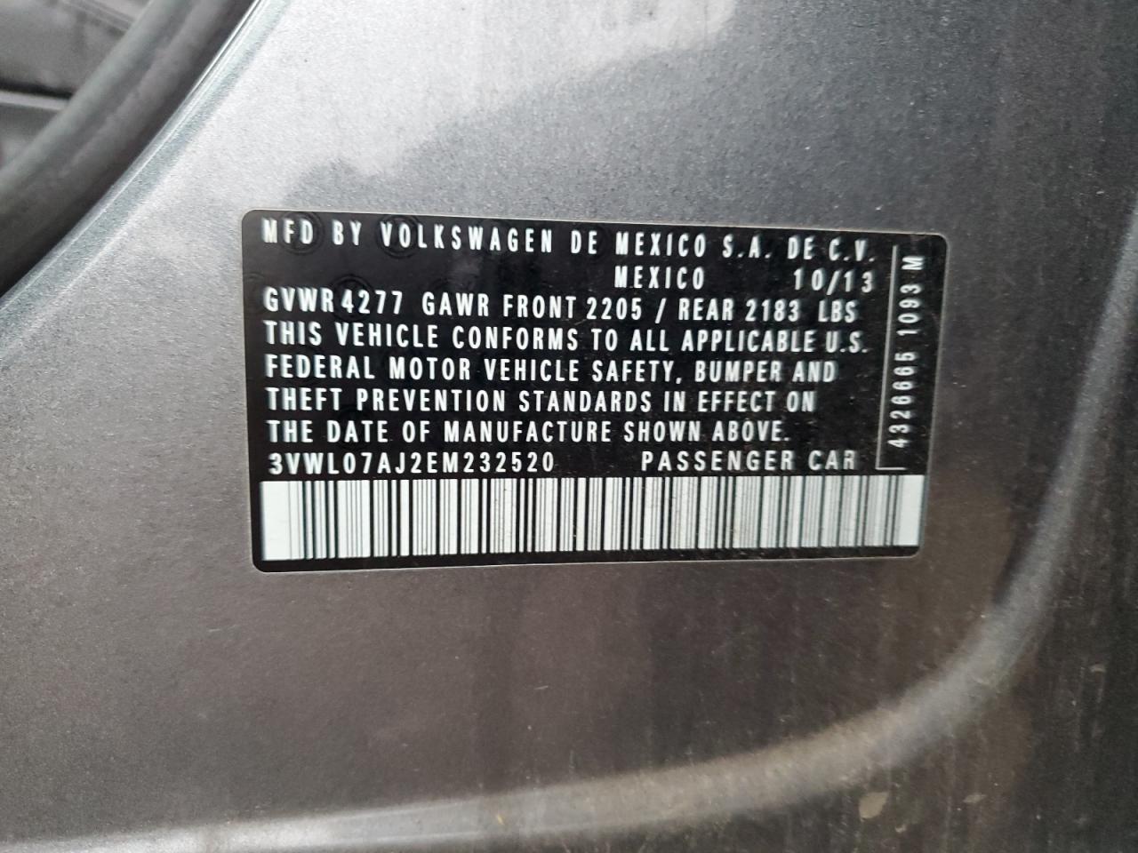 2014 VOLKSWAGEN JETTA