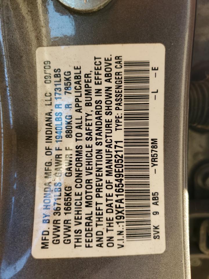 2009 HONDA CIVIC