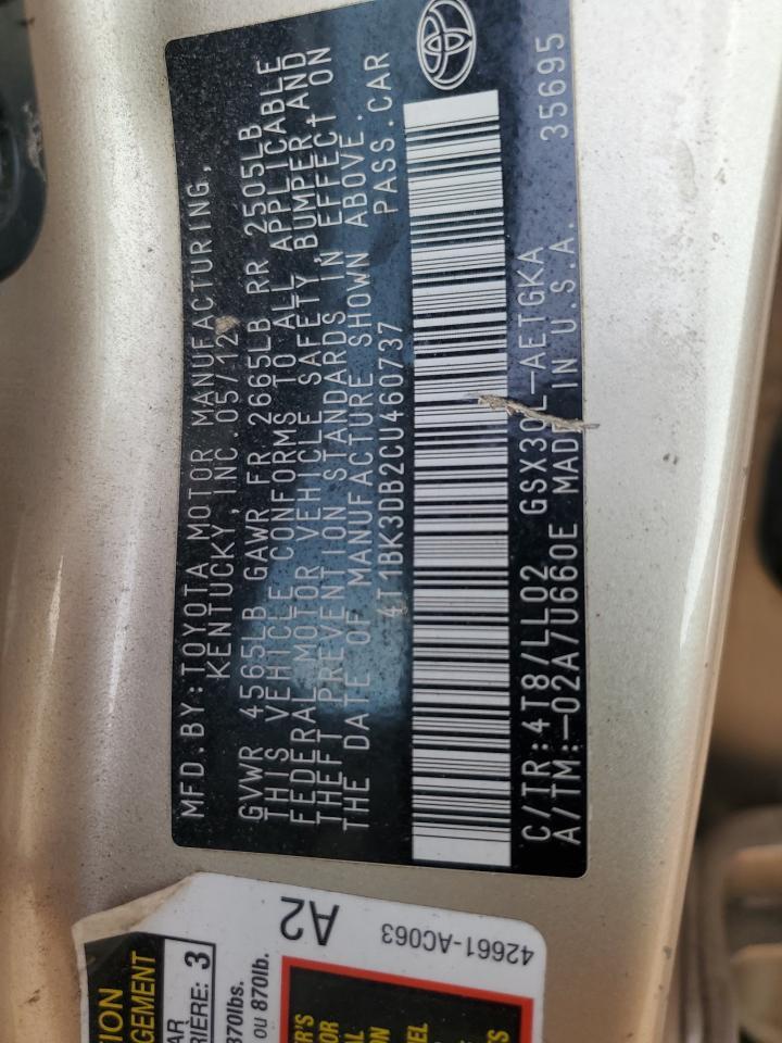 2012 TOYOTA Avalon