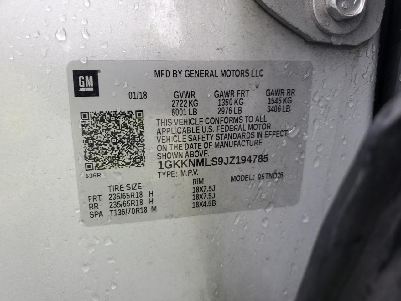 2018 GMC ACADIA