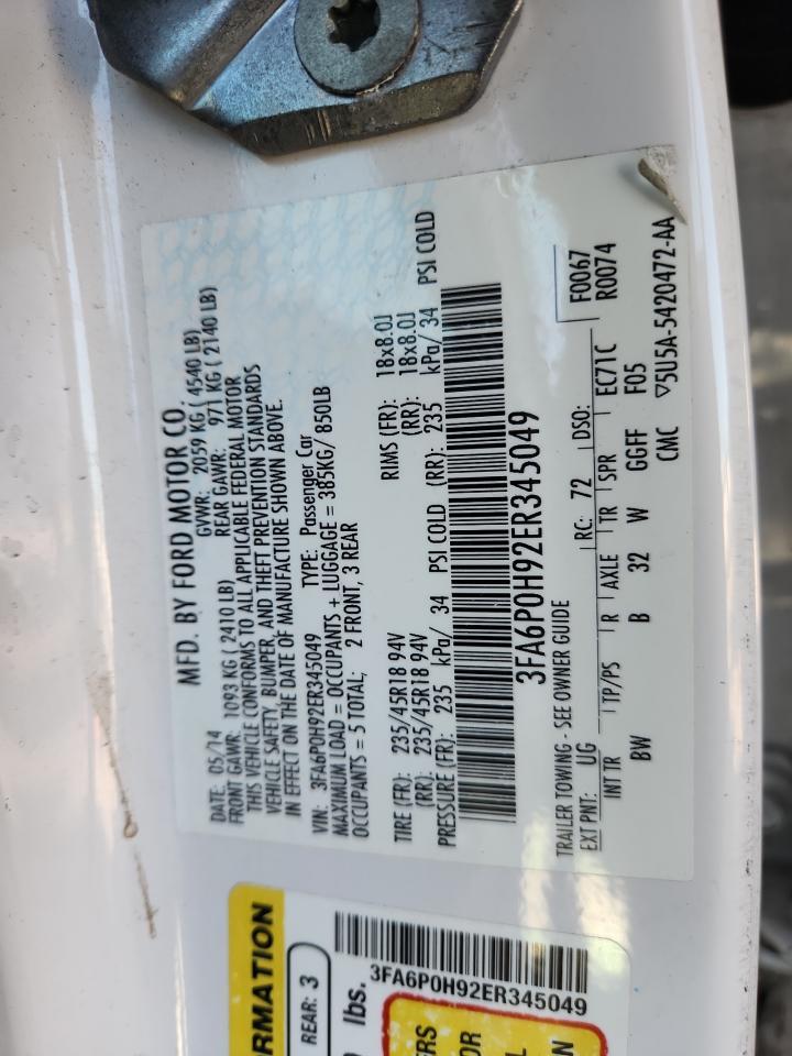 2014 FORD FUSION