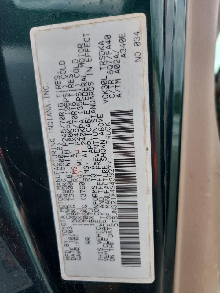 2004 TOYOTA TUNDRA