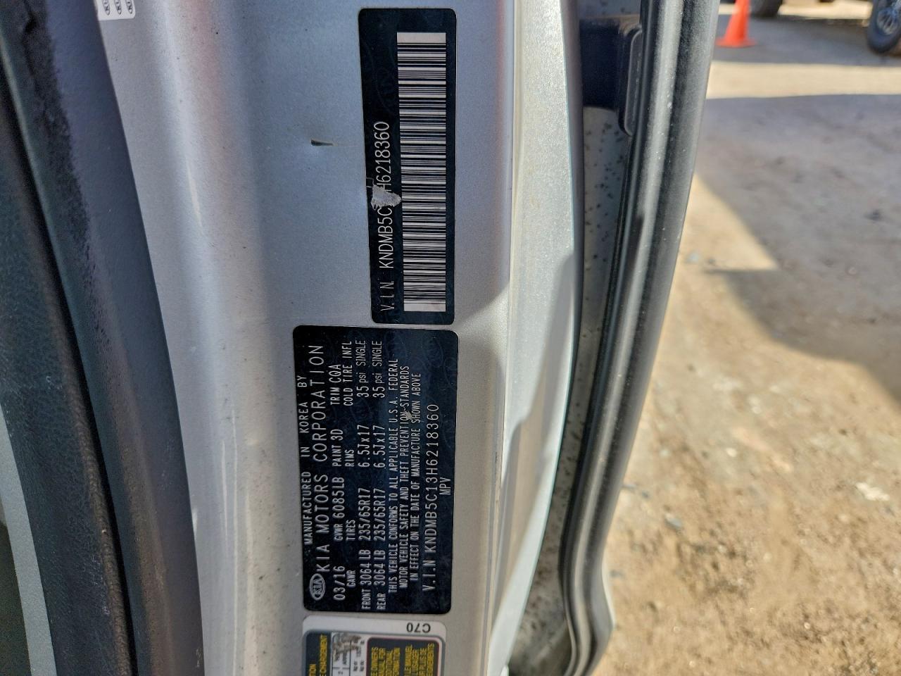 2017 KIA SEDONA