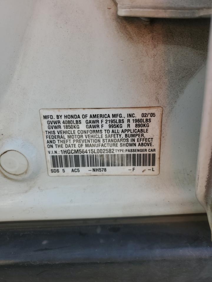 2005 HONDA ACCORD