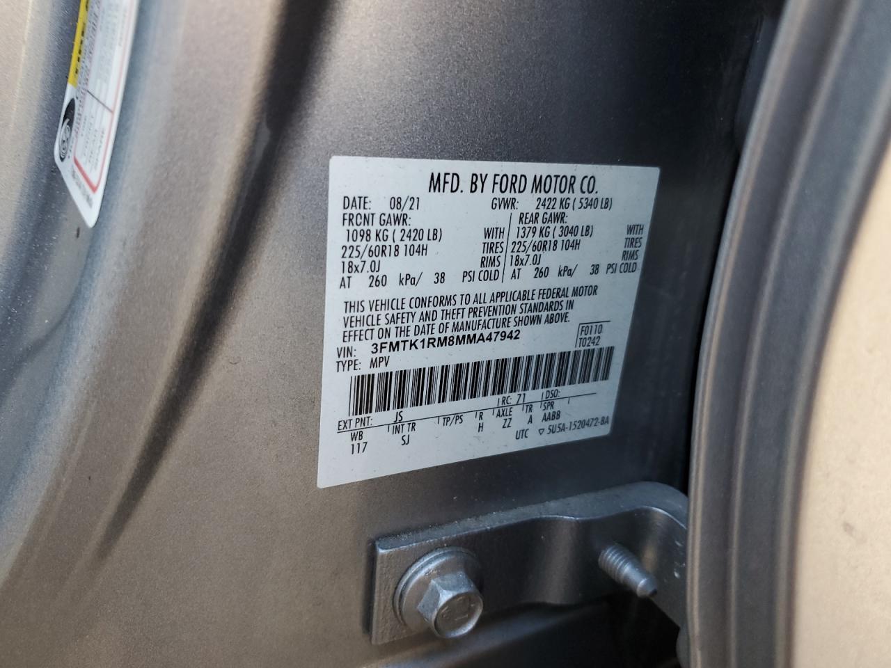 2021 FORD Mustang Mach-E