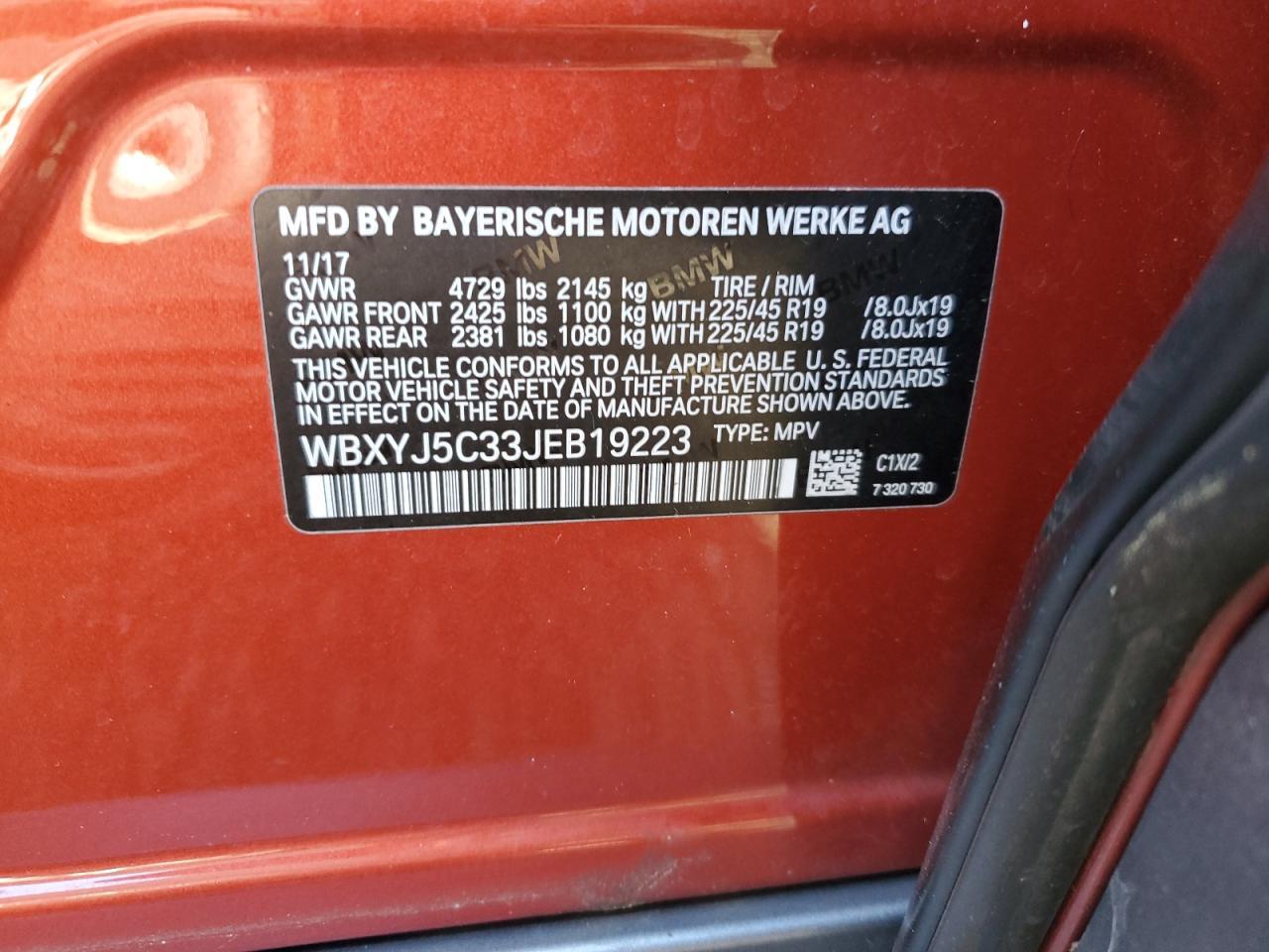 2018 BMW X2