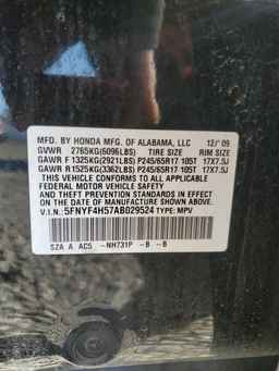 2010 HONDA PILOT