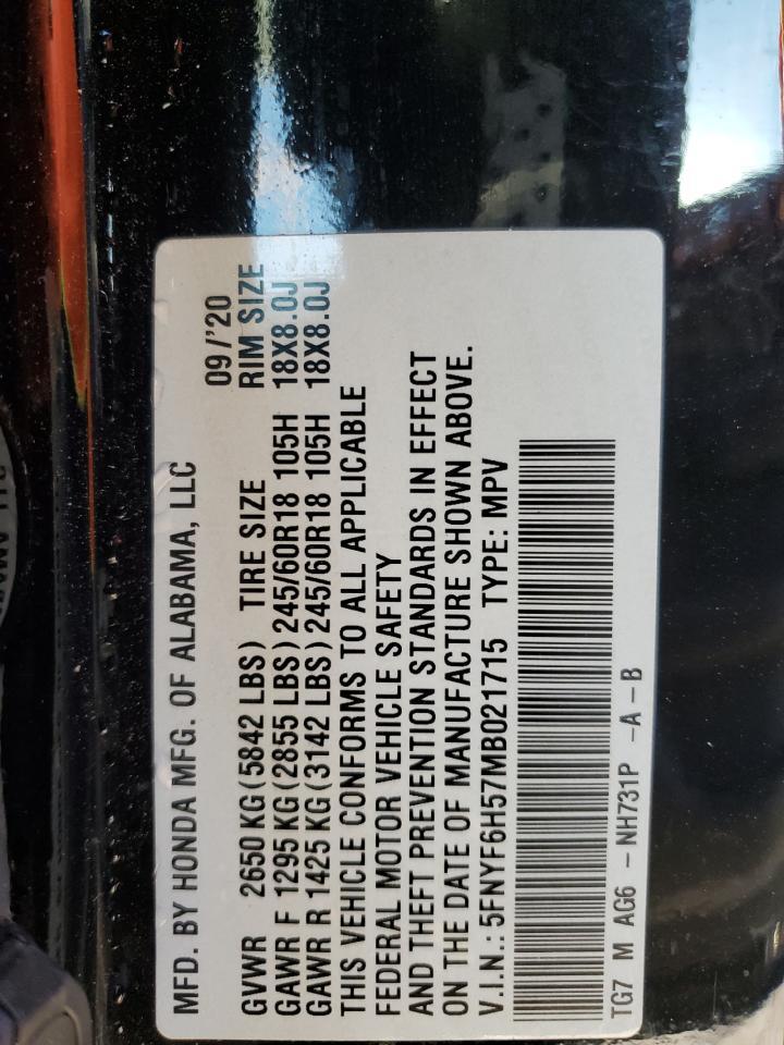 2021 HONDA PILOT