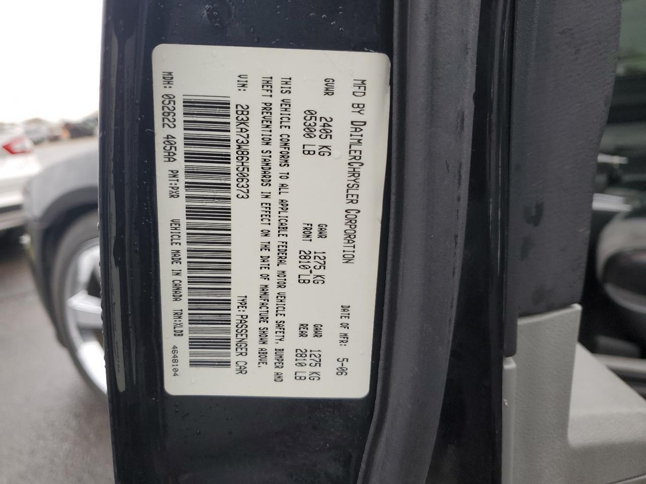 2006 DODGE CHARGER