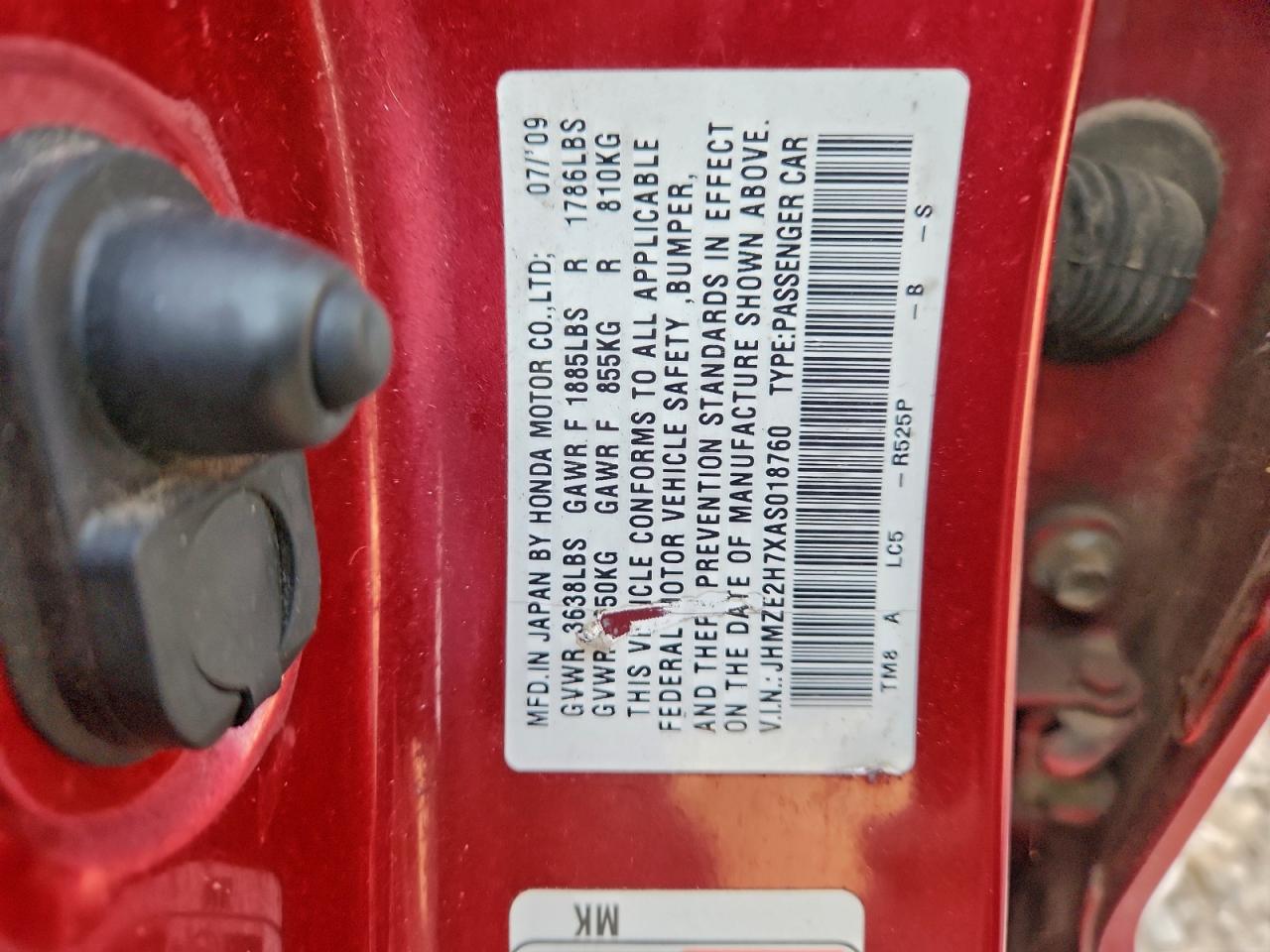 2010 HONDA Insight