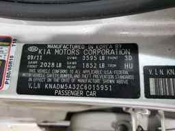 2012 KIA RIO