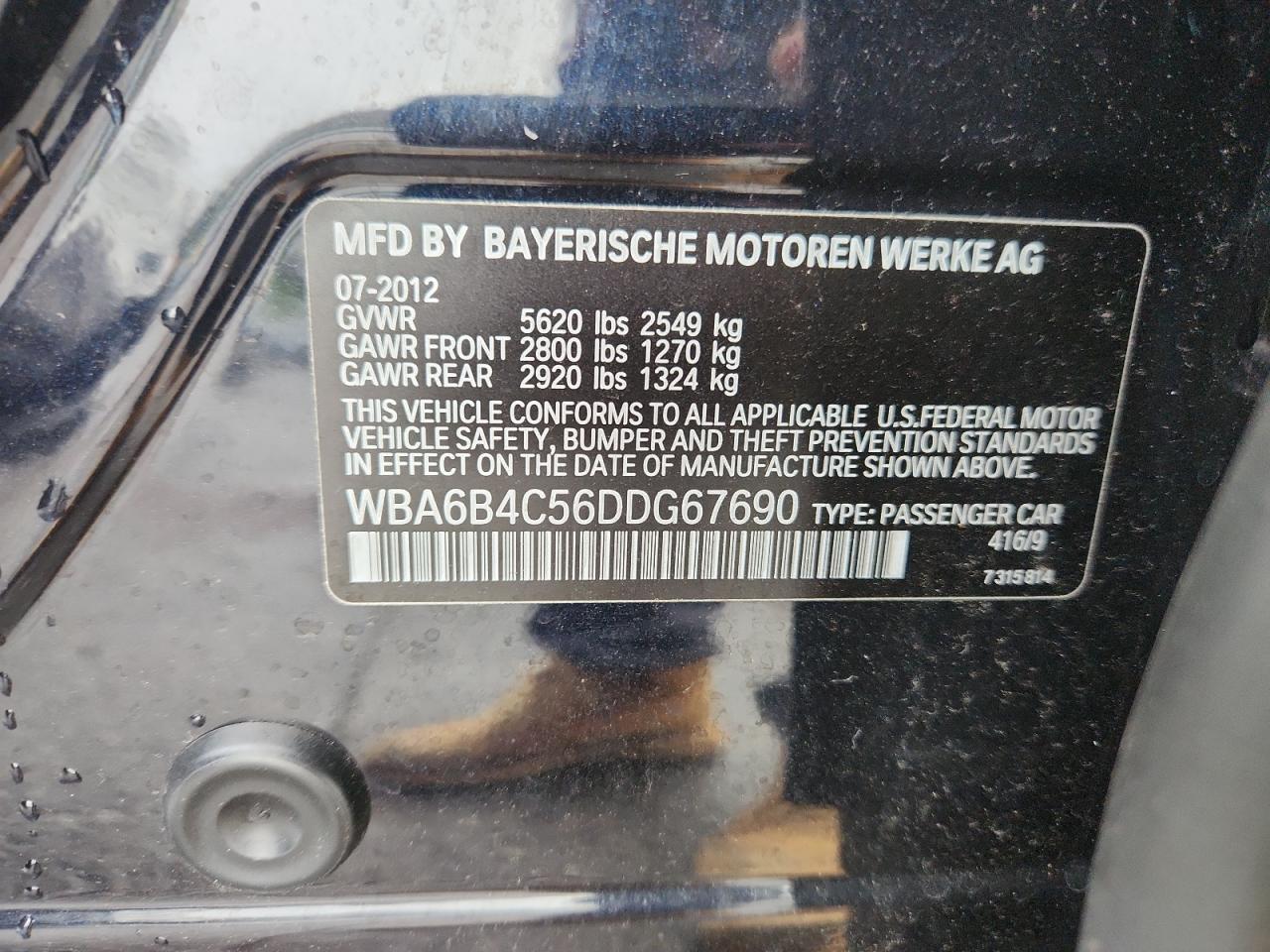 2013 BMW 6 Series