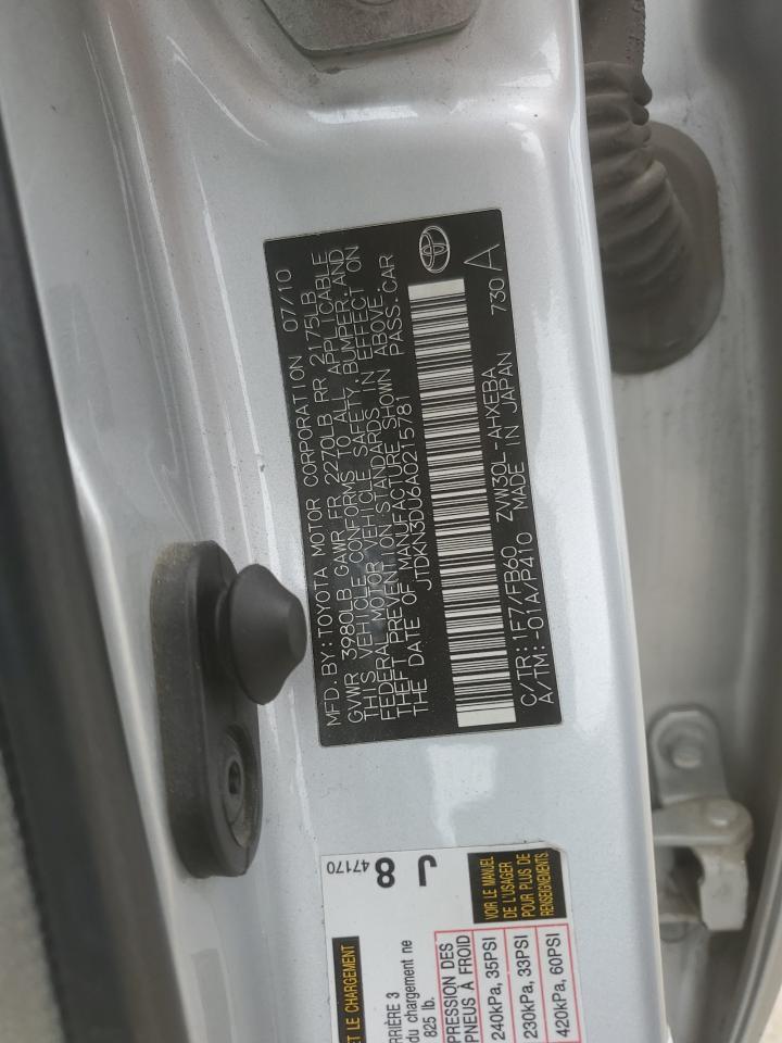 2010 TOYOTA PRIUS