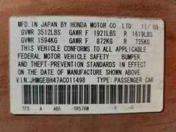 2010 HONDA FIT