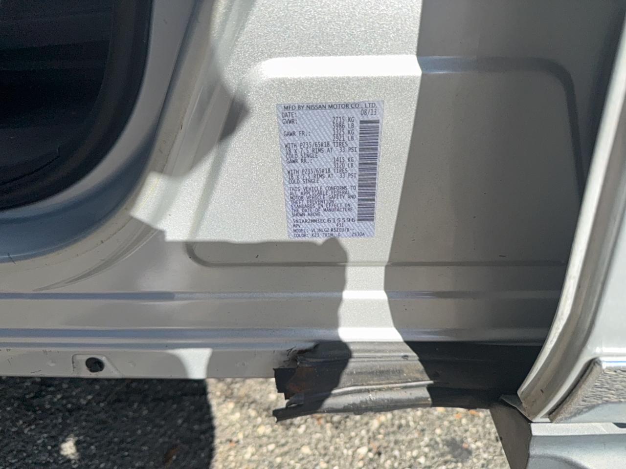 2014 NISSAN PATHFINDER