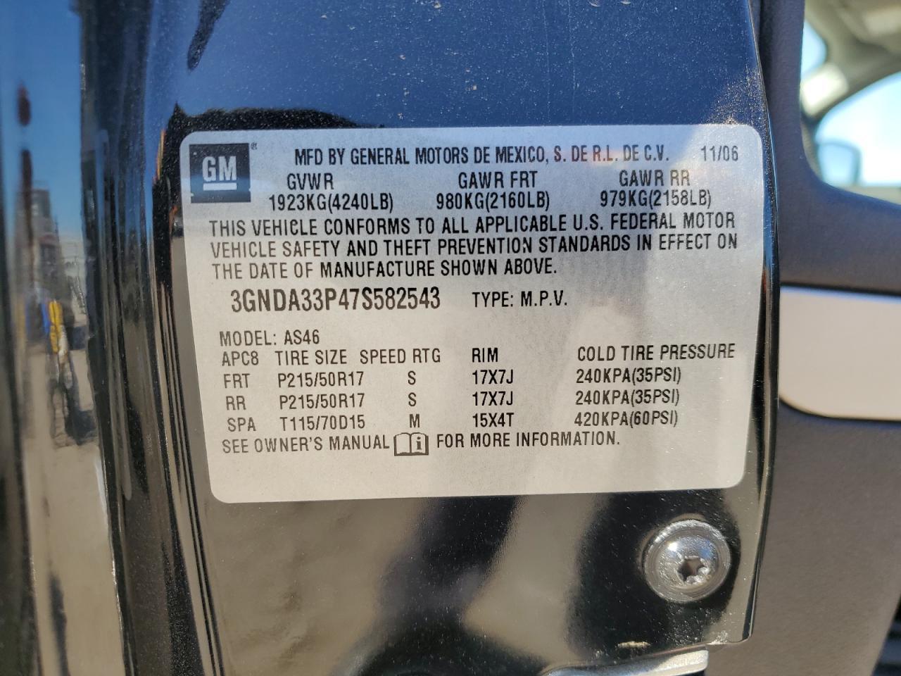 2007 CHEVROLET HHR