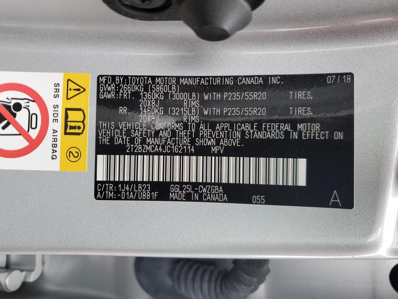 2018 LEXUS RX 350