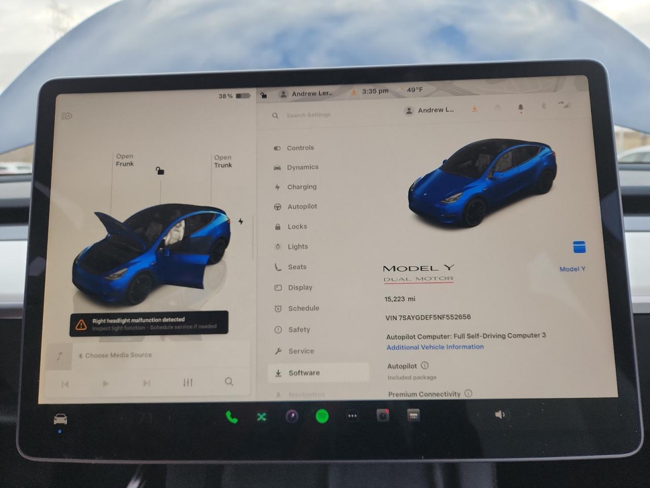 2022 TESLA MODEL Y