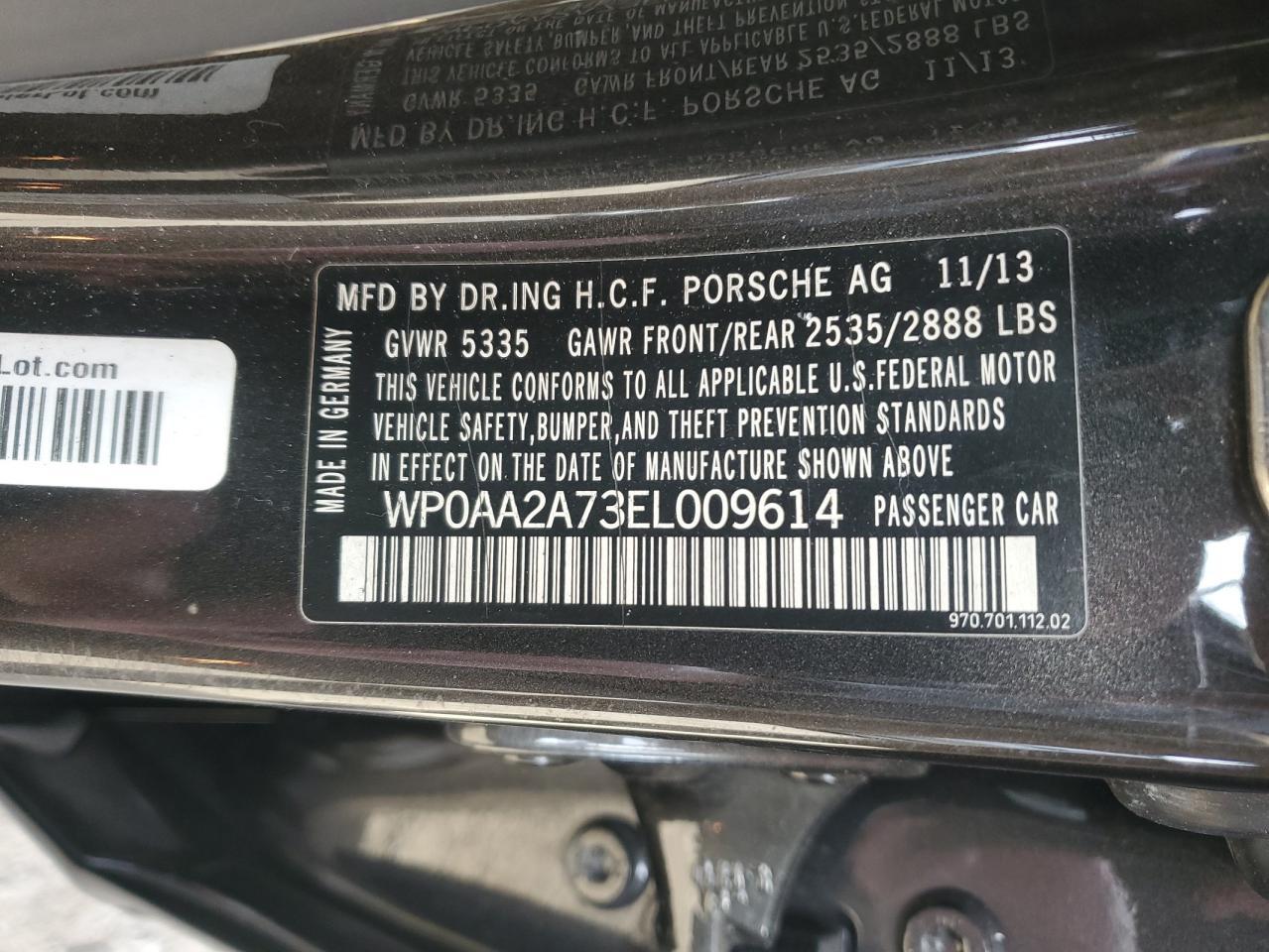 2014 PORSCHE Panamera