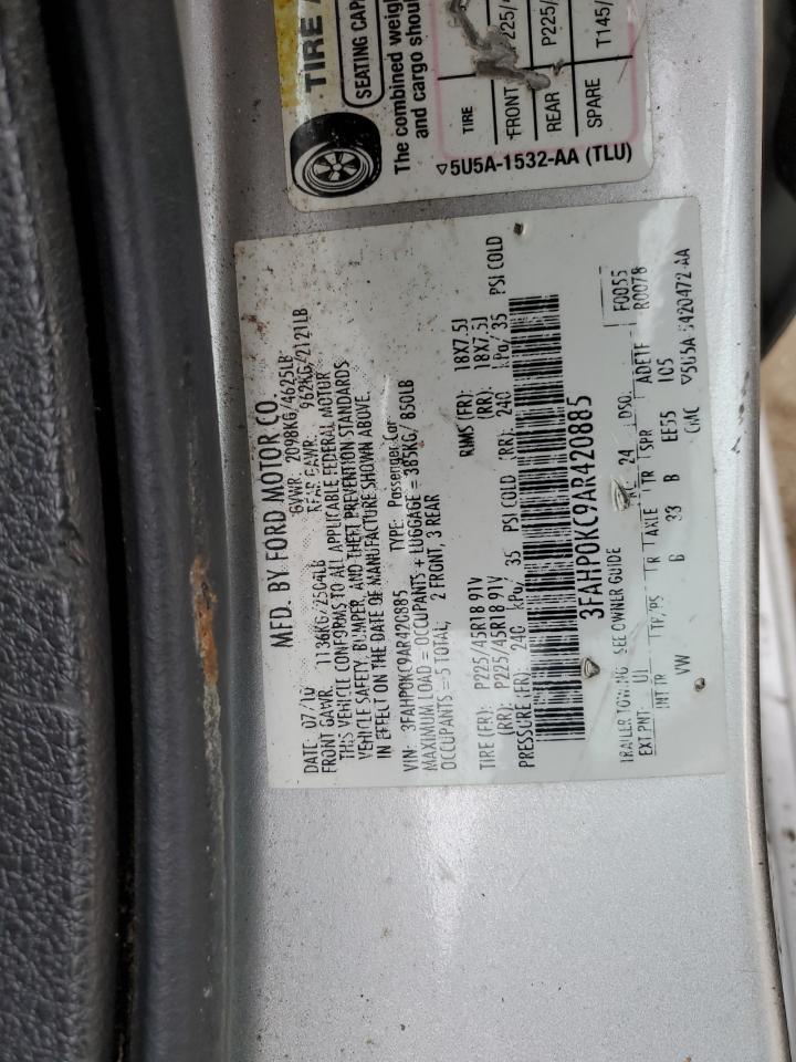 2010 FORD FUSION
