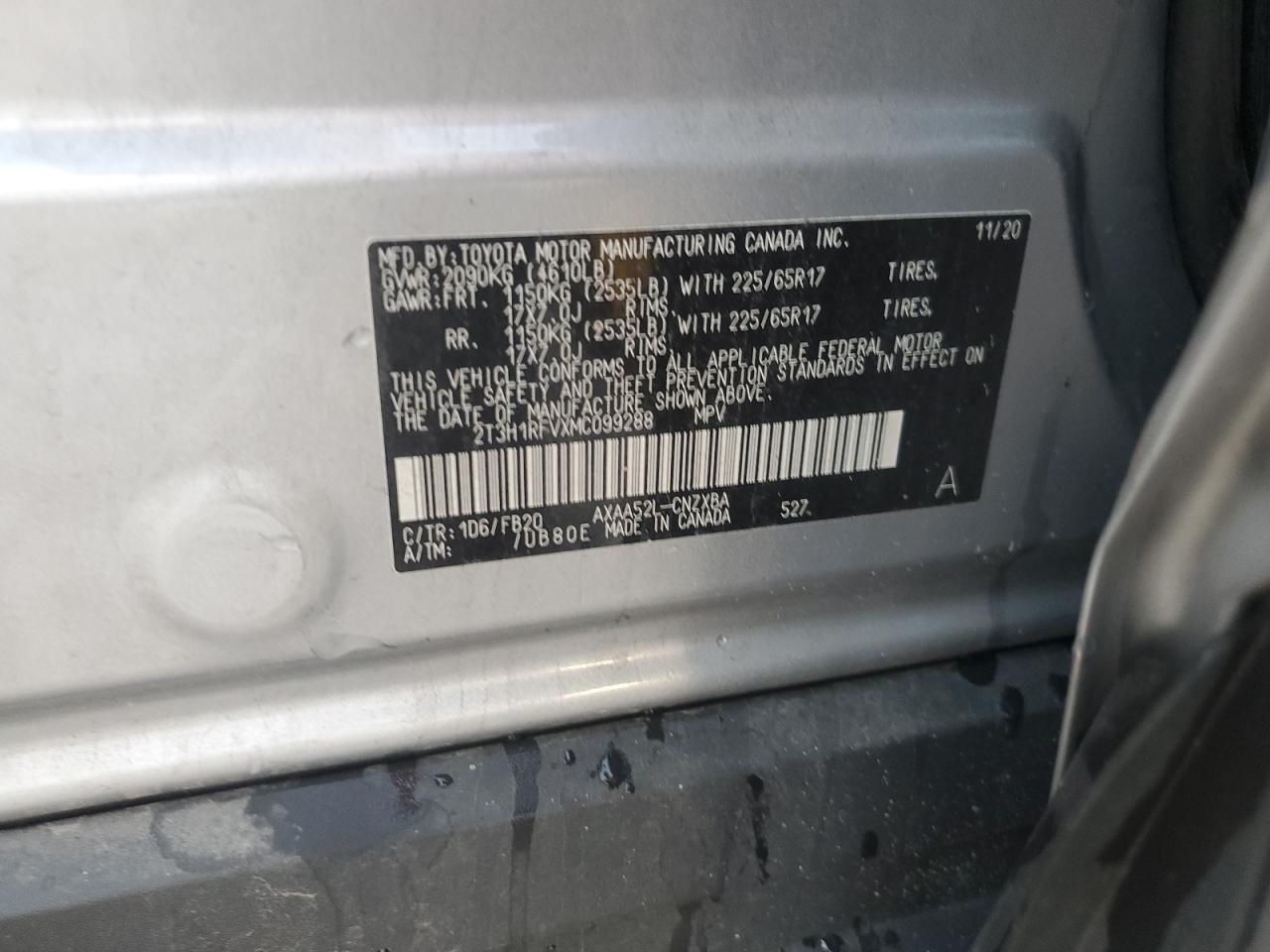 2021 TOYOTA RAV4