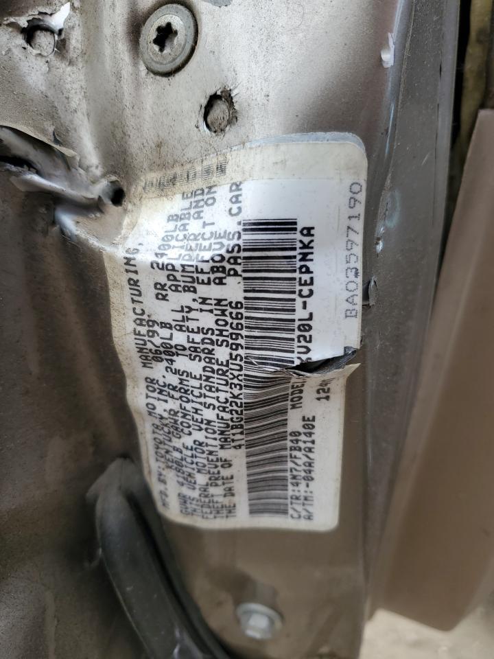 1999 TOYOTA CAMRY