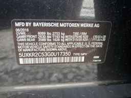 2016 BMW X5
